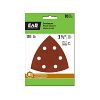 3 1/2" x 120 Grit Sandpaper  (10 Pack)  Industrial Oscillating Accessory Recyclable 